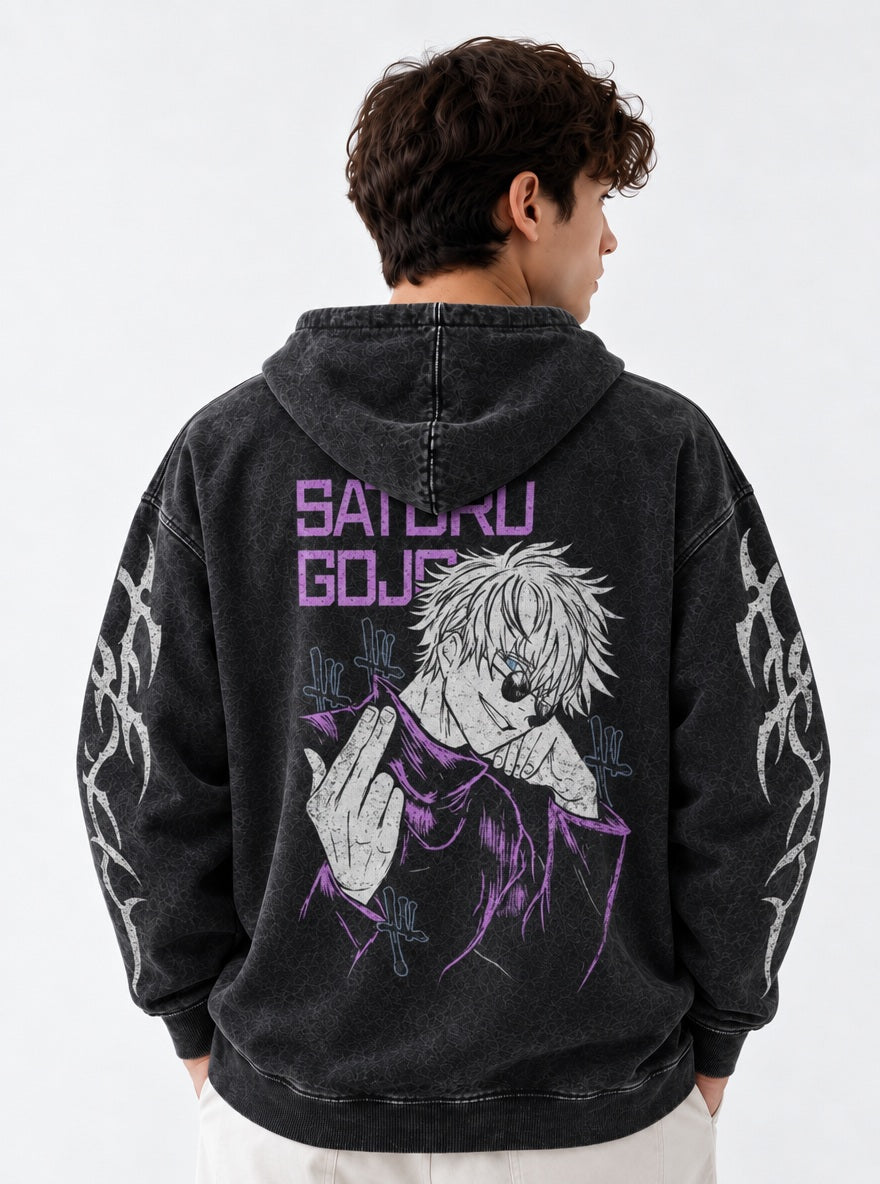 Satoru Gojo – Hoodie – model shot | Jujutsu Kaisen