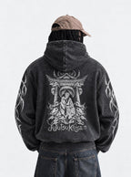 Malevolent Shrine – Hoodie – model shot | Jujutsu Kaisen