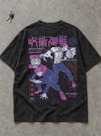 Yuji & Sukuna – T-Shirt – flat-lay | Jujutsu Kaisen
