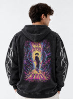 Mob Burst – Hoodie – model shot | Mob Psycho 100