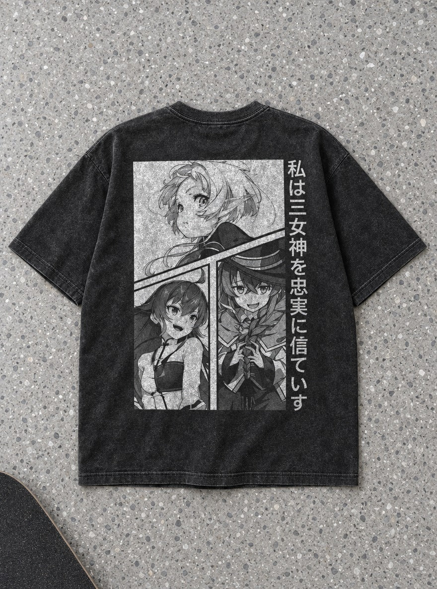 Panel Harmony – T-Shirt – flat-lay | Mushoku Tensei