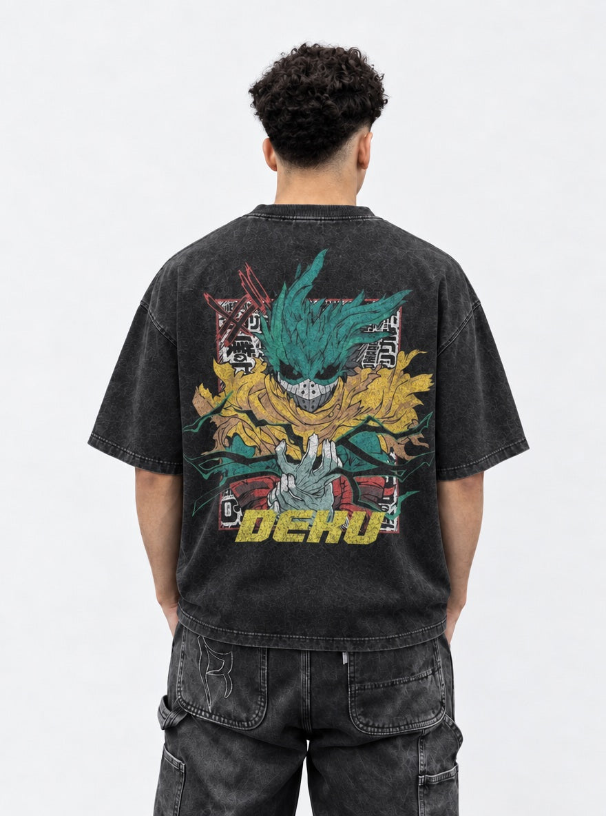 Vigilante Deku – T-Shirt – model shot | My Hero Academia