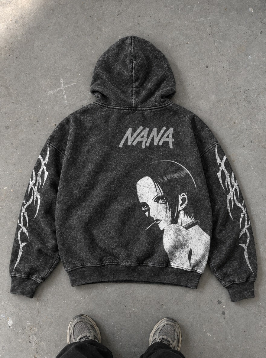Lotus Glance – Hoodie – flat-lay | Nana