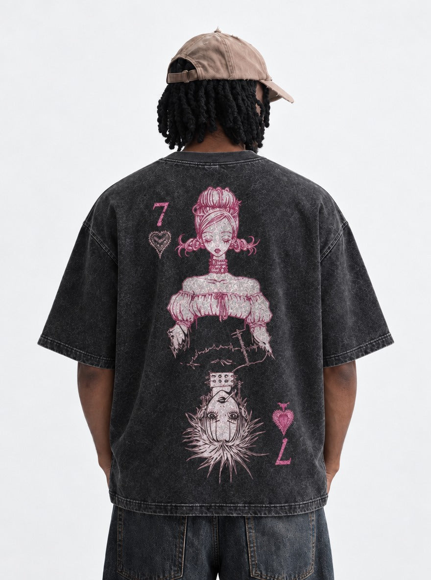 Mirrored Chains – T-Shirt – model shot | Nana