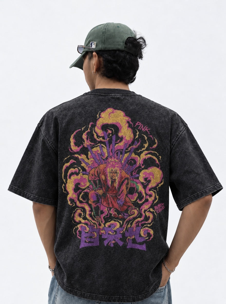 Jiraiya's Last Stand – T-Shirt – model shot | Naruto