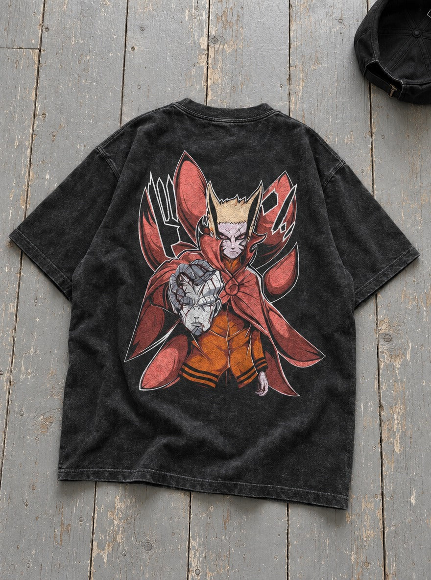 Naruto Baryon Mode – T-Shirt – flat-lay | Naruto