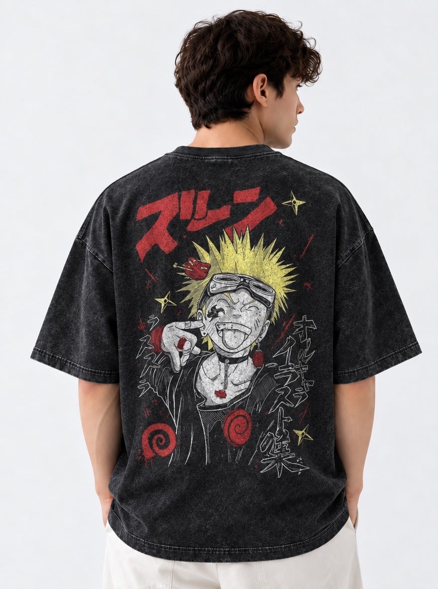 Naruto Taunt – T-Shirt – model shot | Naruto