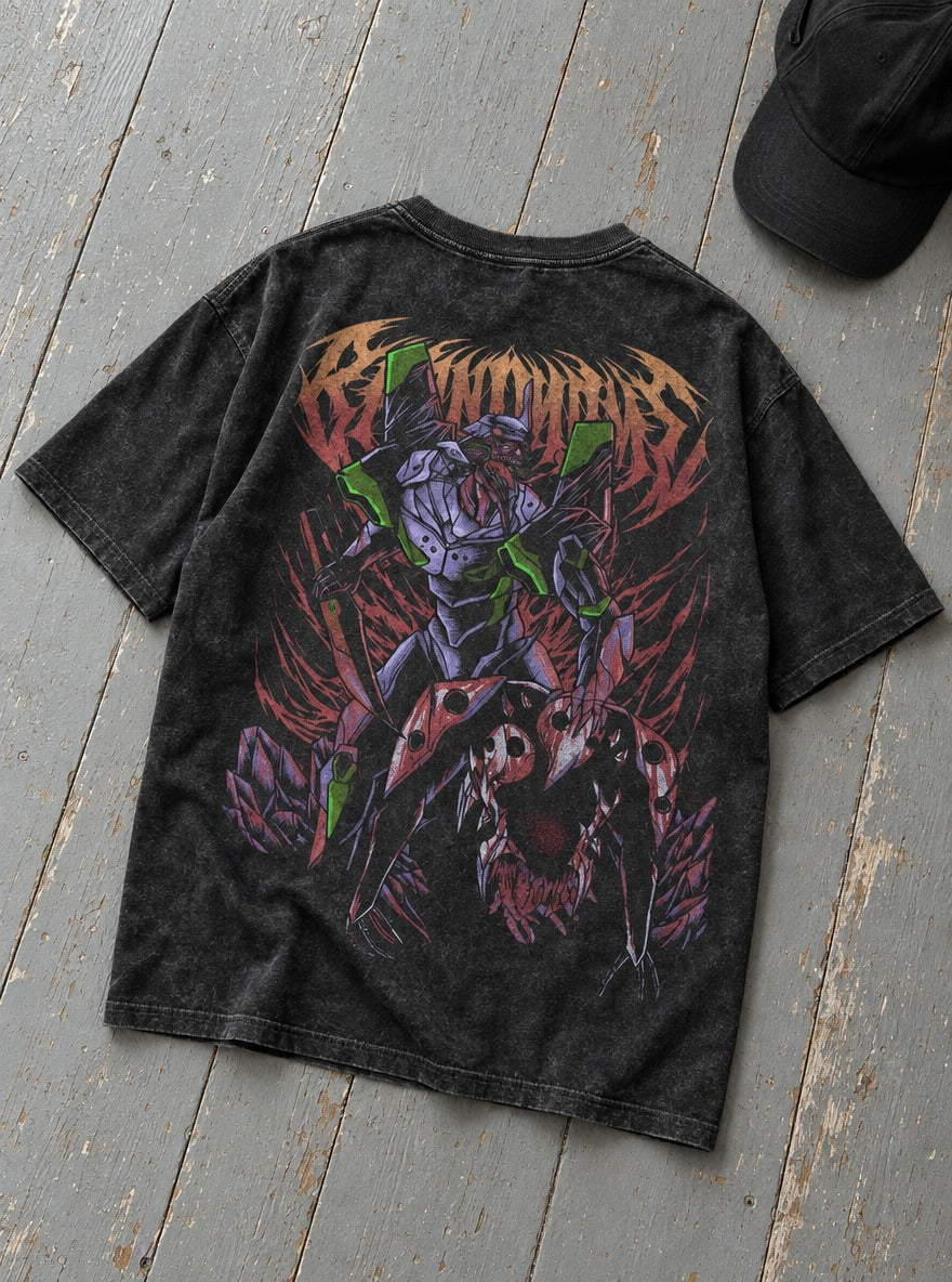 Metal Unit-01 – T-Shirt – flat-lay | Neon Genesis Evangelion