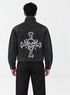 Rogue Jacket – Whitebeard Jolly Roger – model shot | One Piece