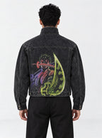 Rogue Jacket – Zoro Neon Slash – model shot | One Piece