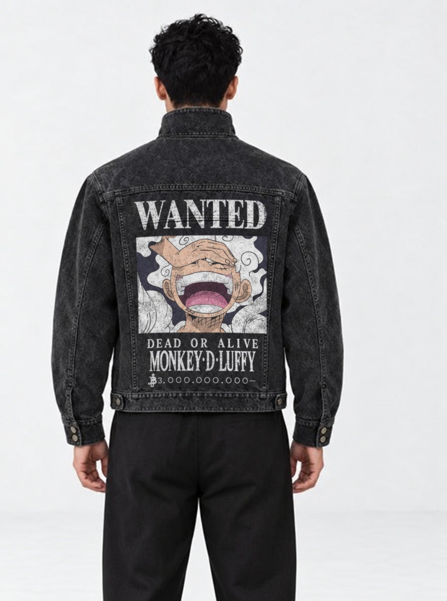 Rogue Jacket – Luffy Wanted – model shot | One Piece