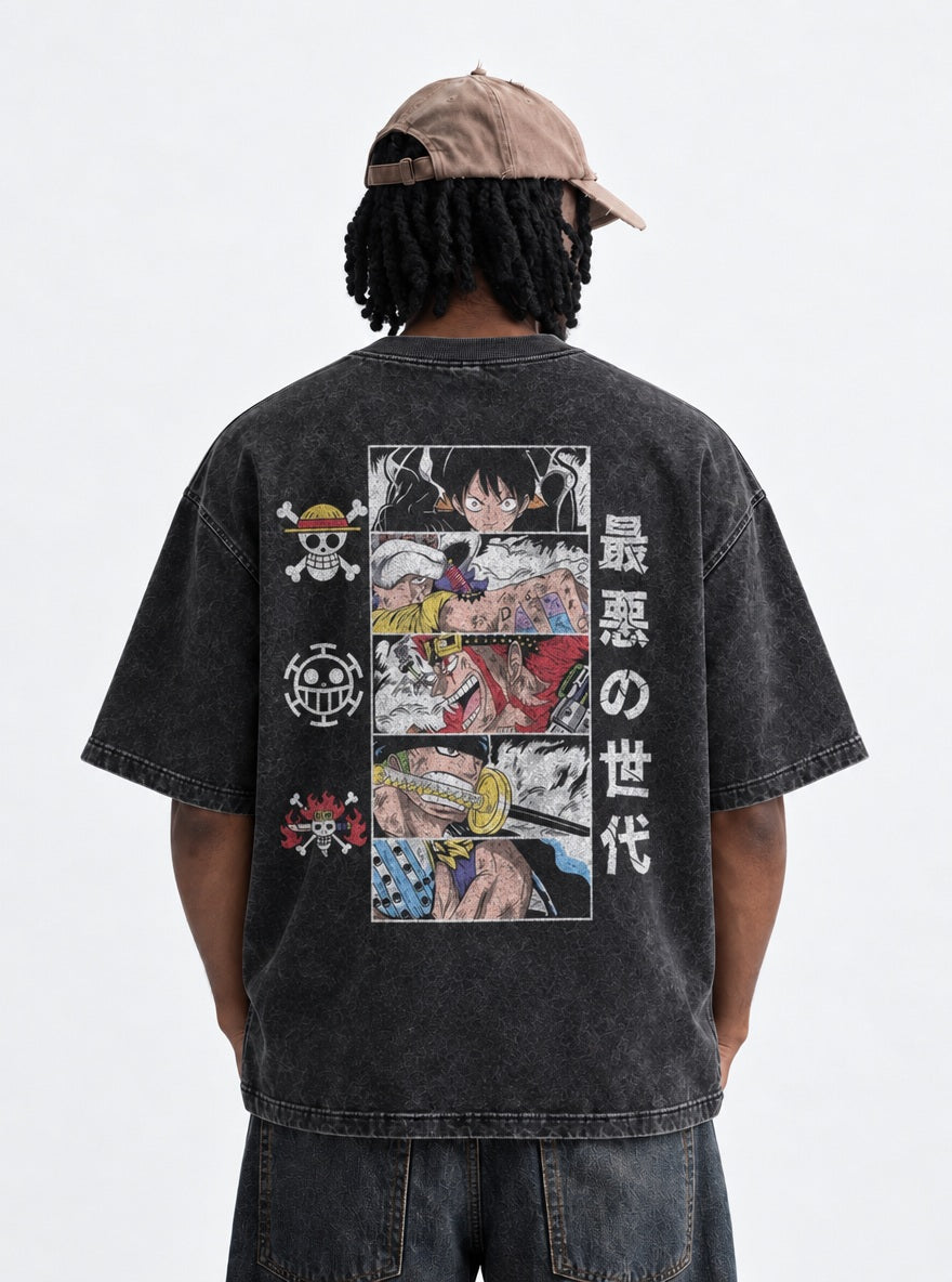 Worst Generation – T-Shirt – model shot | One Piece