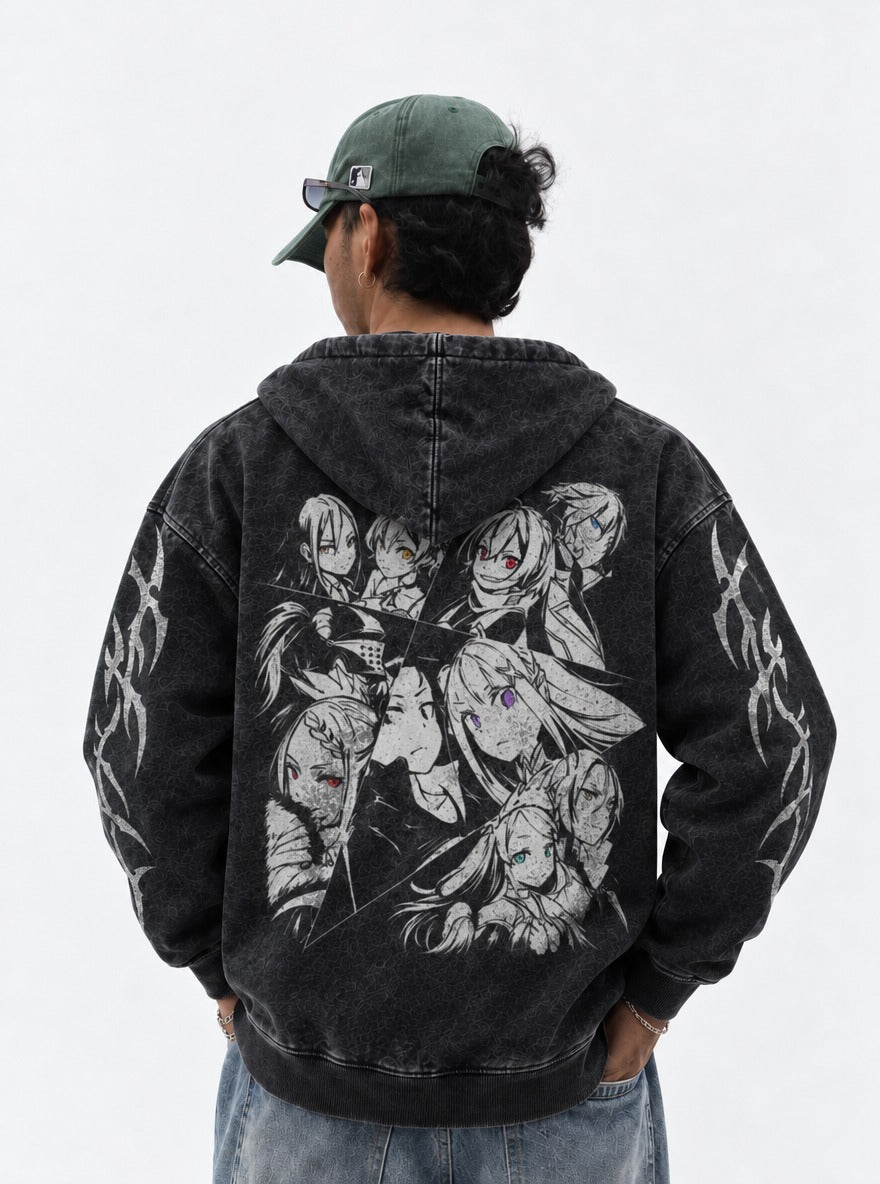 Angular Cast – Hoodie – model shot | Re Zero