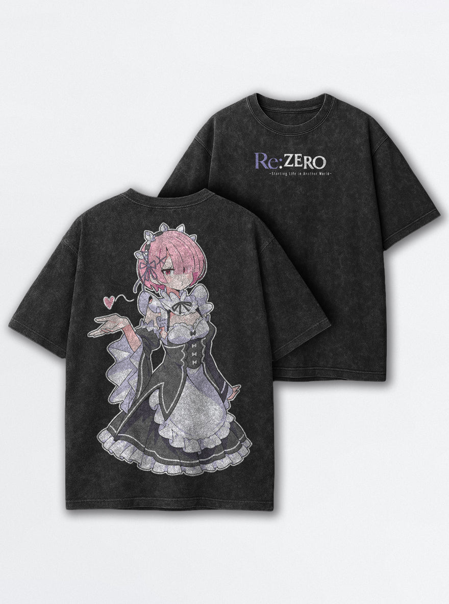 Pout Maid – T-Shirt – mockup | Re Zero
