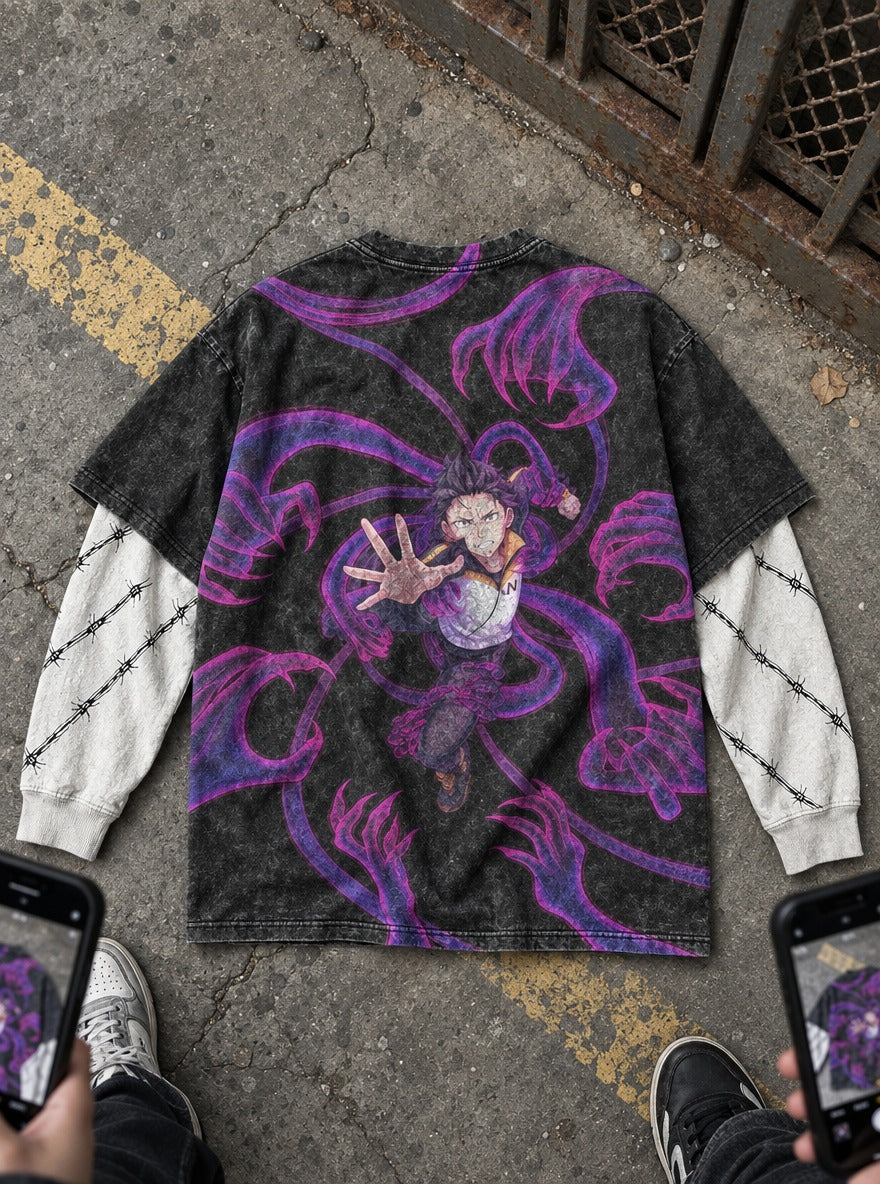 Shadow Lunge – Double Sleeves – flat-lay | Re Zero