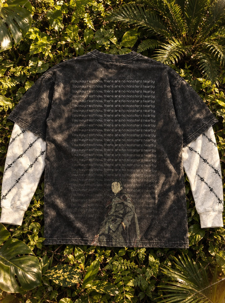 Shadow Swordsman – Double Sleeves – flat-lay | Re Zero