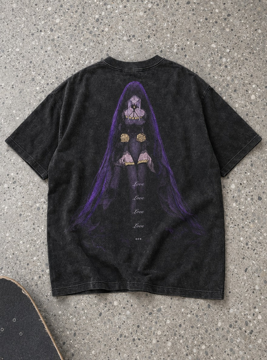 Veiled Rose – T-Shirt – flat-lay | Re Zero