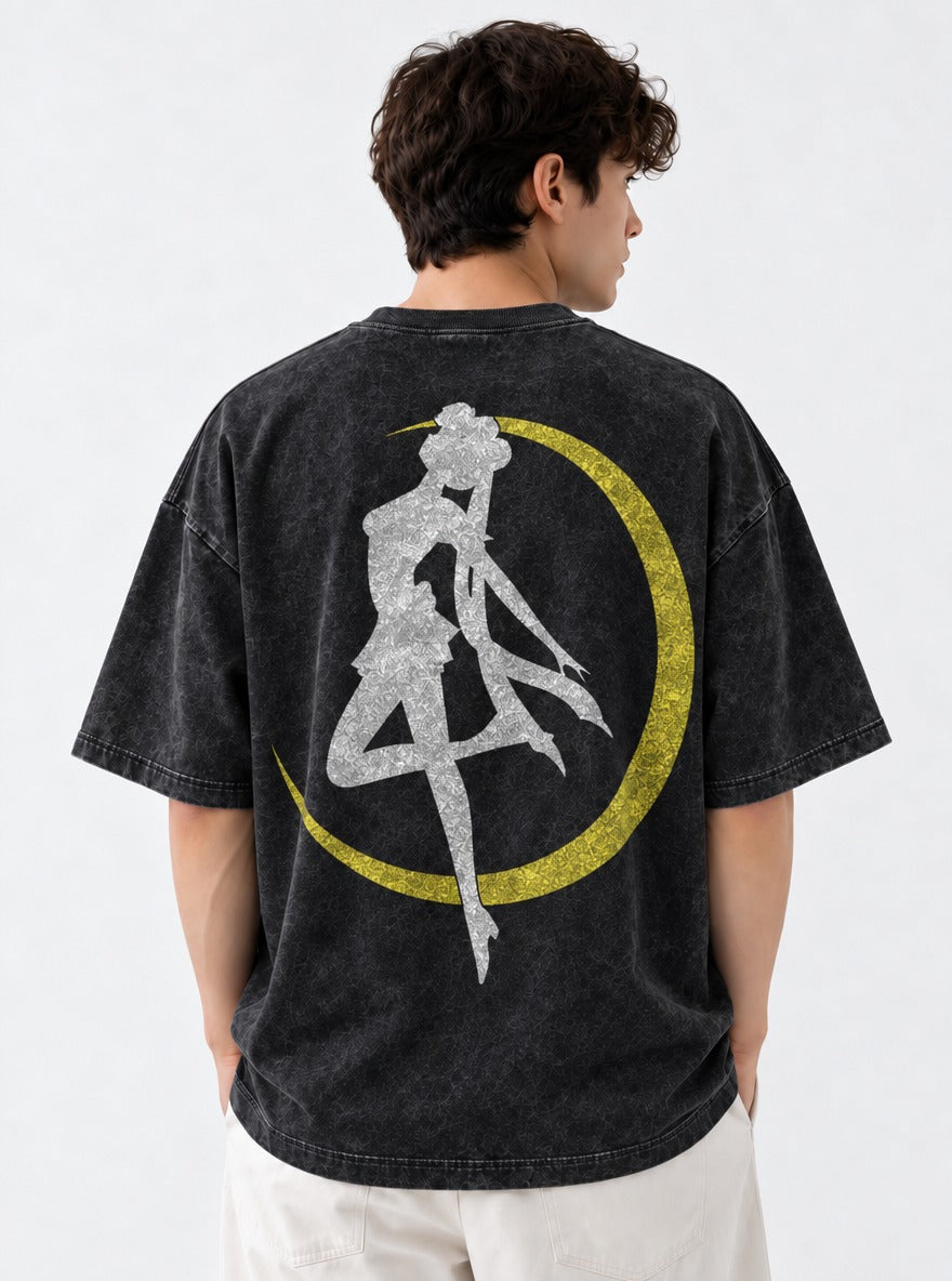 Crescent Perch – T-Shirt – model shot | Sailor Moon