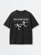 This Is Britannia – Black Acid Wash Tee – mockup | Meme Tees