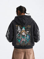 Owlbound Circle – Hoodie – model shot | Witch Hat Atelier