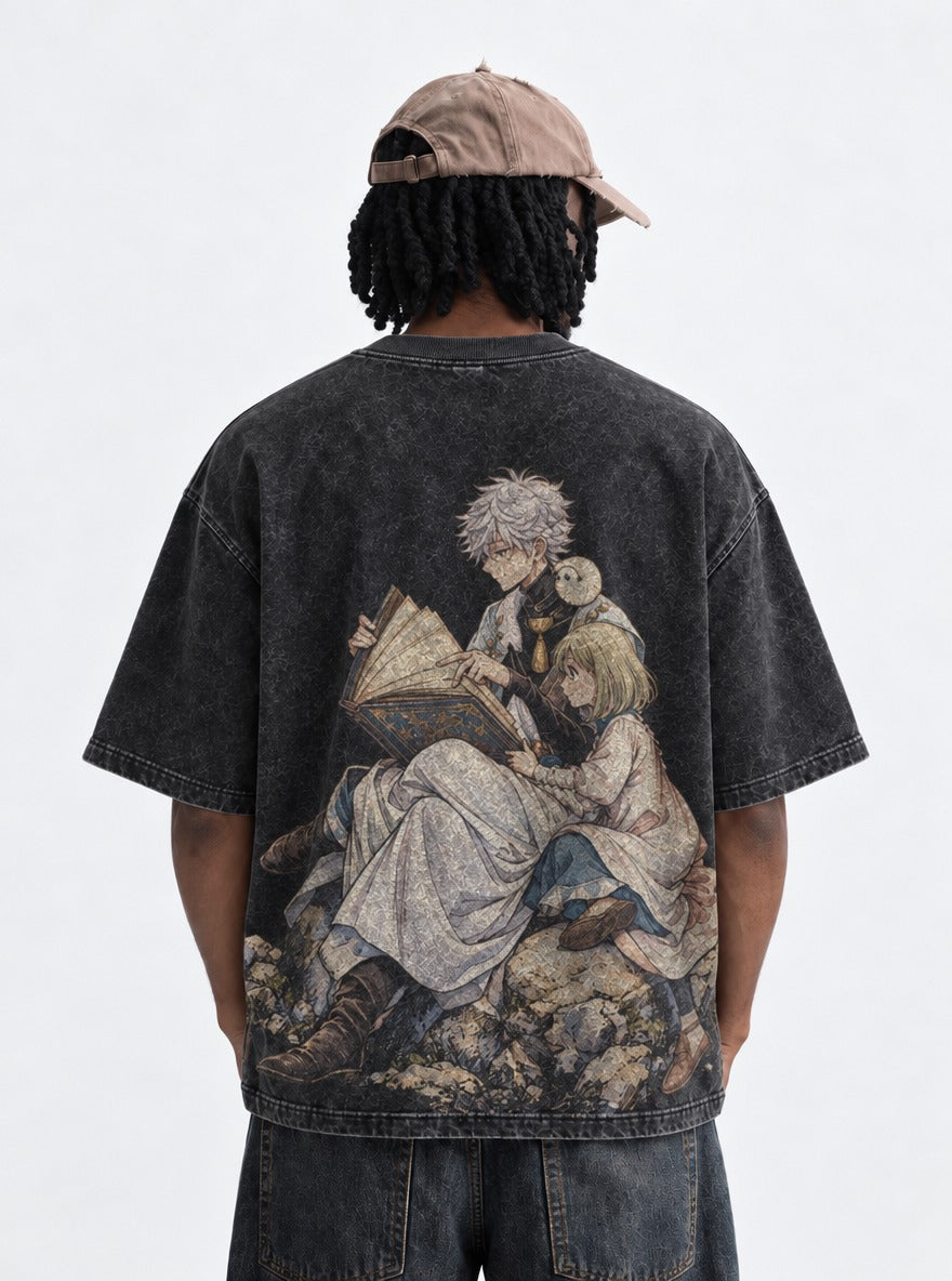 Stonebound Study – T-Shirt – model shot | Witch Hat Atelier