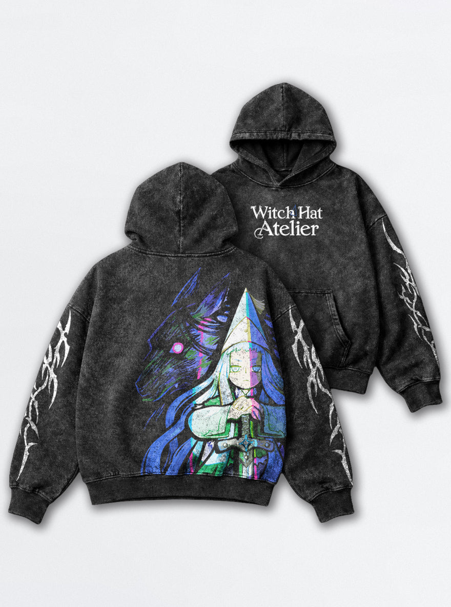 Wolfblade Witch – Hoodie – mockup | Witch Hat Atelier