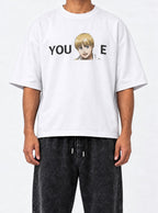 You Armin E – White Tee – model shot | Meme Tees